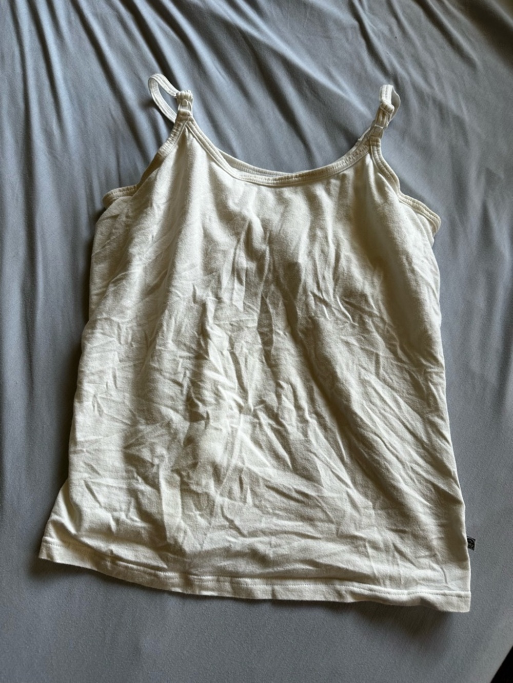 Everyday White Nursing Cami Top with Adjustable Straps